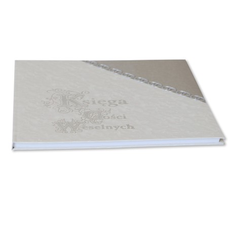 1829-319-105 Księga Gości Weselnych 225x220, okładka z narożnikiem - bok
