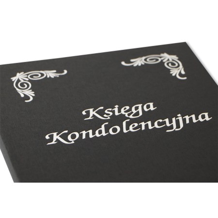 1829-319-109 Księga kondolencyjna 220x307, 144 karty - tłoczenie