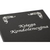 1829-319-109 Księga kondolencyjna 220x307, 144 karty - tłoczenie