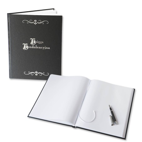 1829-319-092 Księga kondolencyjna 255x320, 100 kart