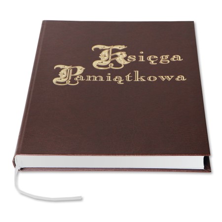 1829-319-048 Księga Pamiątkowa złocona 220x307 - brąz bok i lico