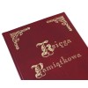 1829-319-035 Księga Pamiątkowa złocona 255x320 - bordo złocenia