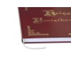 1829-319-035 Księga Pamiątkowa złocona 255x320 - bordo bok i lico