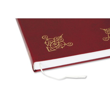 1829-319-044 Złota księga złocona 220x307 - bordo grzbiet z kapitałką i lico