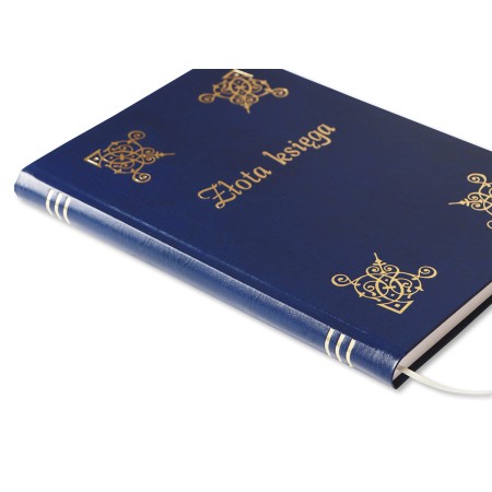 1829-319-045 Złota księga złocona 220x307 - granat grzbiet