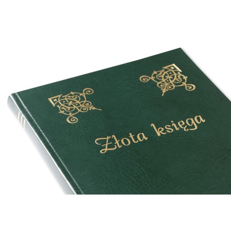 1829-319-046 Złota księga złocona 220x307 - zieleń złocenie