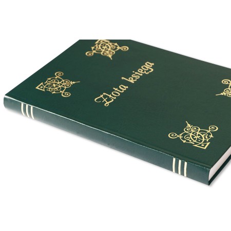 1829-319-046 Złota księga złocona 220x307 - zieleń grzbiet