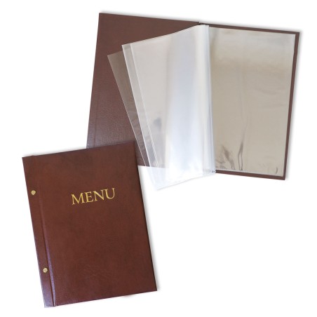 Okładka Menu, oklejana, z napisem prostym (5 kolorów)