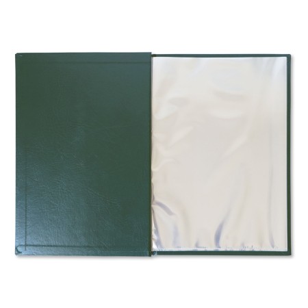 1824-339-119 Okładka Menu, oklejana, z napisem prostym - zieleń