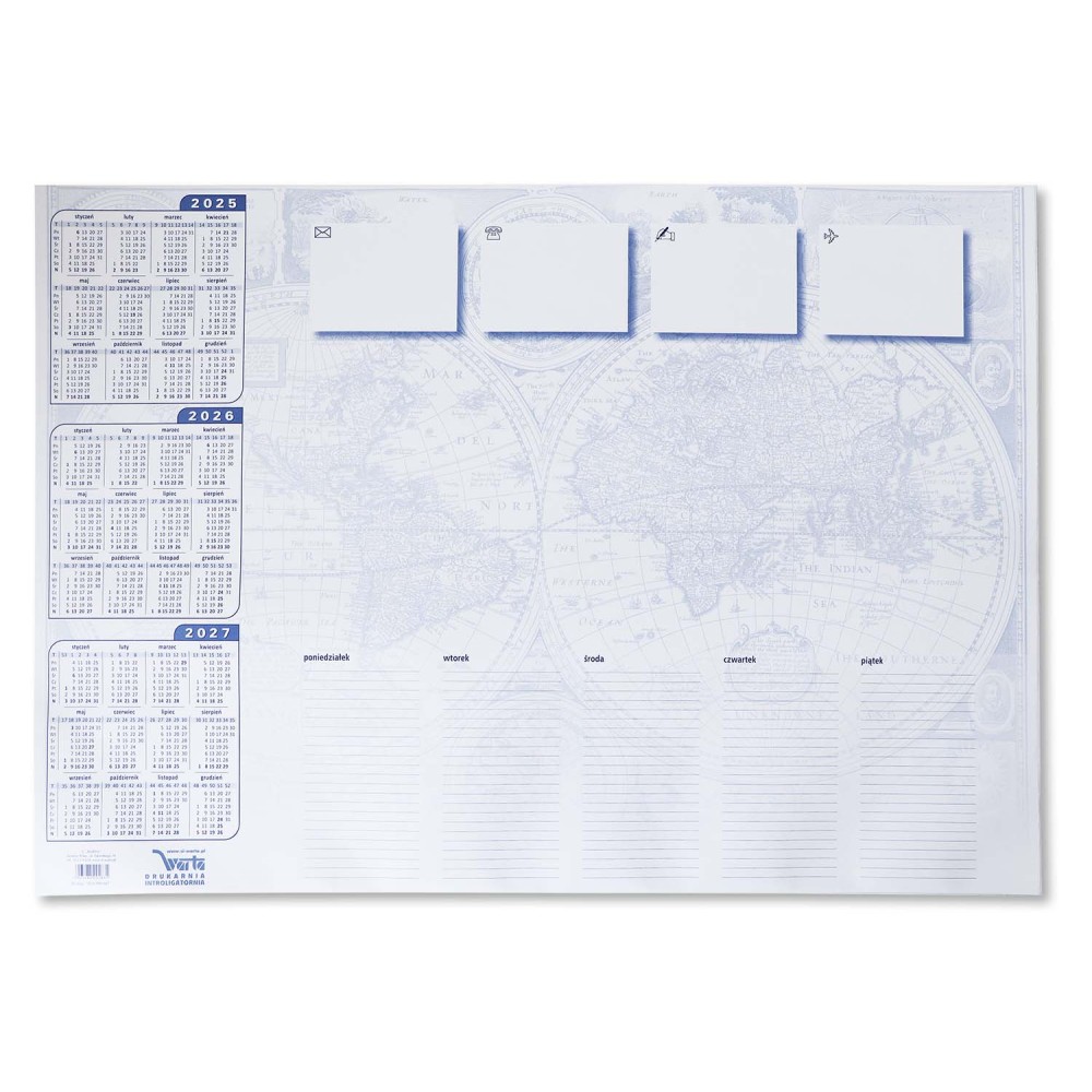 1824-990-047 Podkład na biurko - biuwar 590x413, Mapa