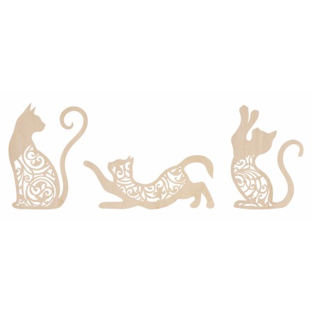 1822-126-480 Dekoracje, napisy na ścianę - drewniane - wzór 6