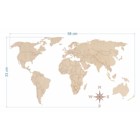 1822-126-480 Dekoracje, napisy na ścianę - drewniane - wzór 5 wymiary