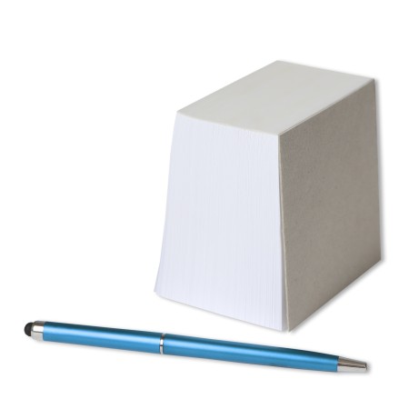 1829-120-004 Notes kostka 83x83x50, biała, klejona