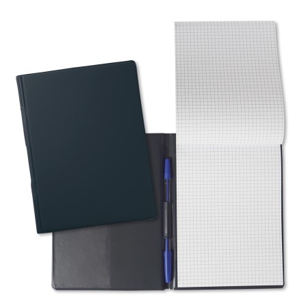 1829-120-051 Notes z długopisem 163x217, ~60k, okładka foliowa - granat