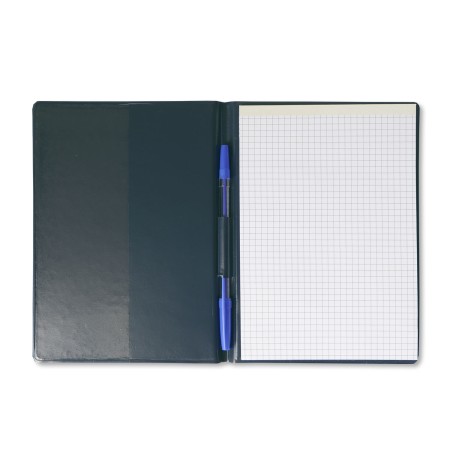 1829-120-051 Notes z długopisem 163x217, ~60k, okładka foliowa - granat