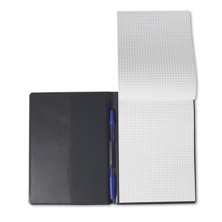 1829-120-051 Notes z długopisem 163x217, ~60k, okładka foliowa - granat