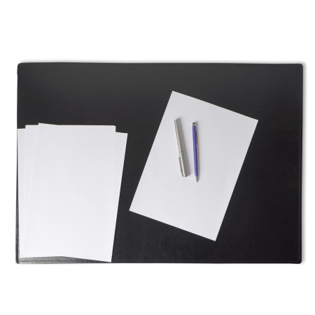 1824-910-025 Podkład na biurko, skóropodobny - czarny