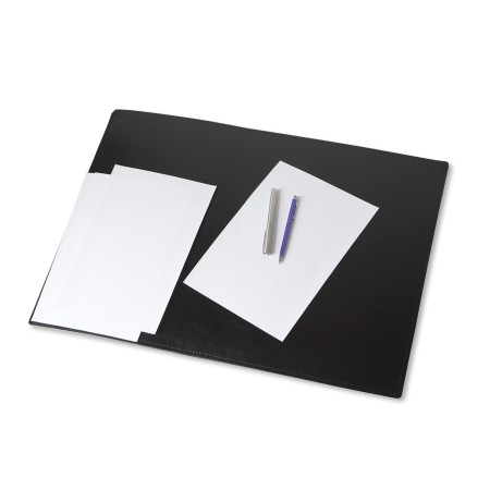 1824-910-025 Podkład na biurko, skóropodobny - czarny