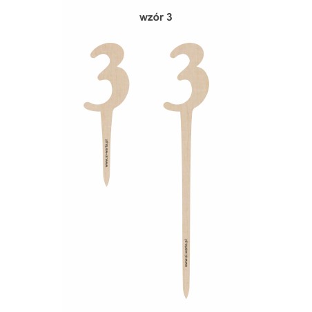 1822-126-415 Topper, piker dekoracyjny - wzór 3