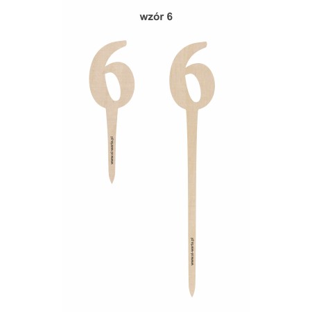 1822-126-415 Topper, piker dekoracyjny - wzór 6