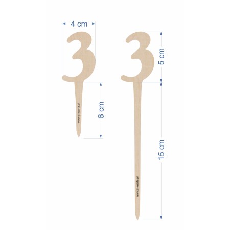 1822-126-415 Topper, piker dekoracyjny - wymiary