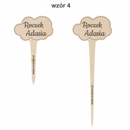 1822-126-417 Topper, piker z własnym grawerem - wzór 4