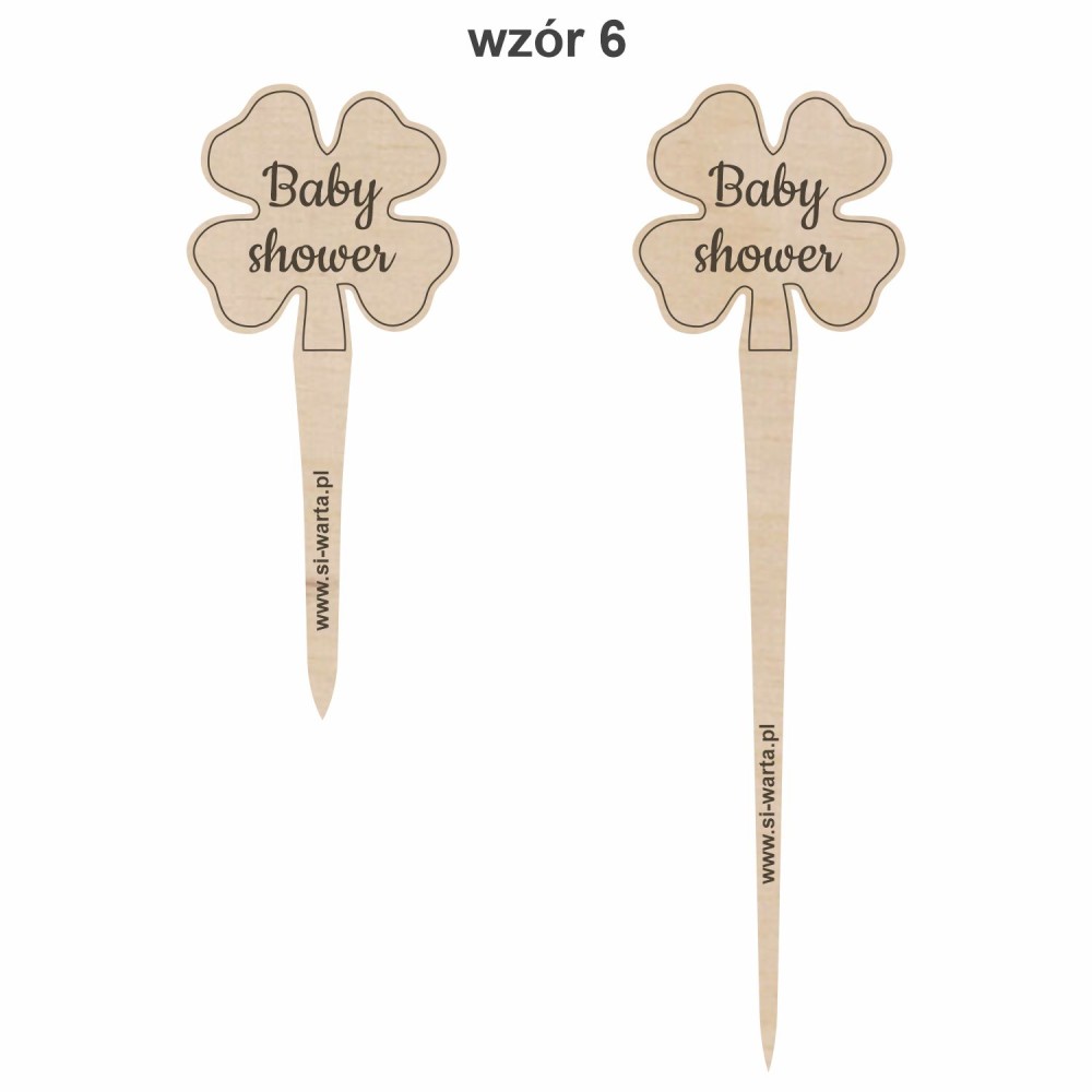 1822-126-417 Topper, piker z własnym grawerem - wzór 6