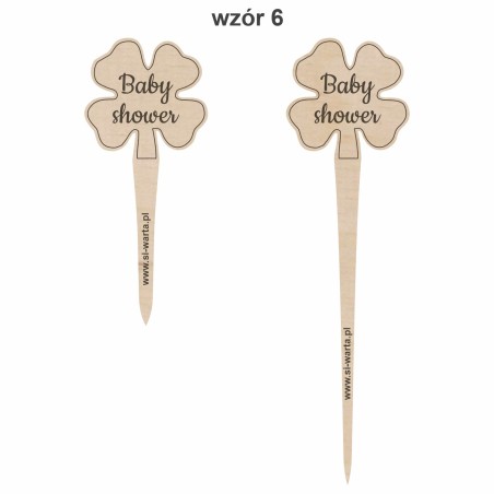 1822-126-417 Topper, piker z własnym grawerem - wzór 6