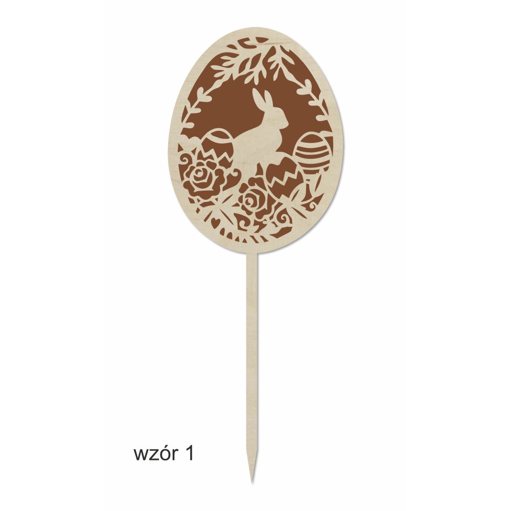 1822-126-455 Topper, piker Wielkanocny - wzór 1