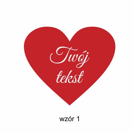 1822-126-414 Magnes na lodówkę, Twój własny tekst,  wzór 1