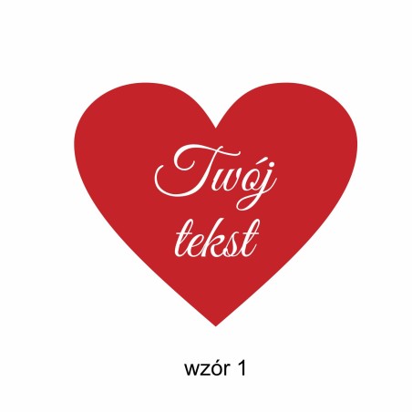 1822-126-414 Magnes na lodówkę, Twój własny tekst,  wzór 1