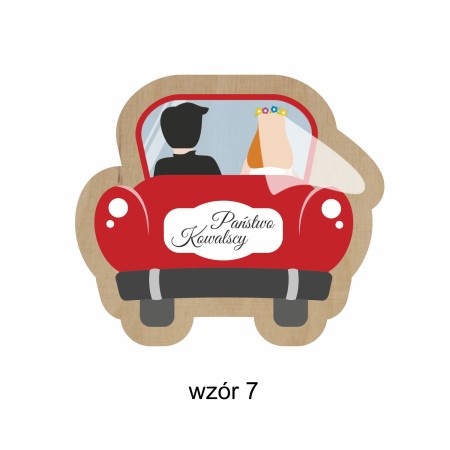 1822-126-414 Magnes na lodówkę, Twój własny tekst,  wzór 7