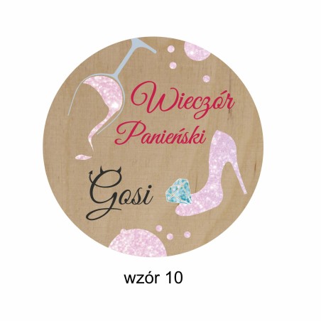 1822-126-414 Magnes na lodówkę, Twój własny tekst,  wzór 10