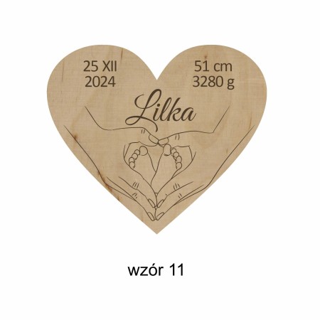 1822-126-414 Magnes na lodówkę, Twój własny tekst,  wzór 11