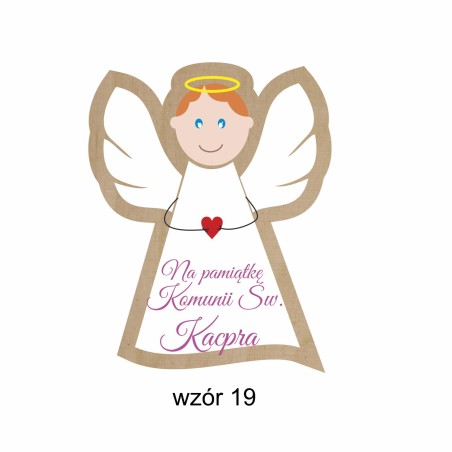 1822-126-414 Magnes na lodówkę, Twój własny tekst,  wzór 19