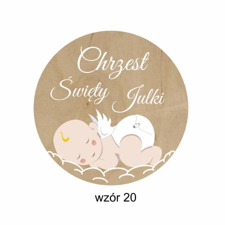 1822-126-414 Magnes na lodówkę, Twój własny tekst,  wzór 20