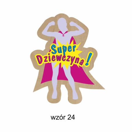 1822-126-414 Magnes na lodówkę, Twój własny tekst,  wzór 24