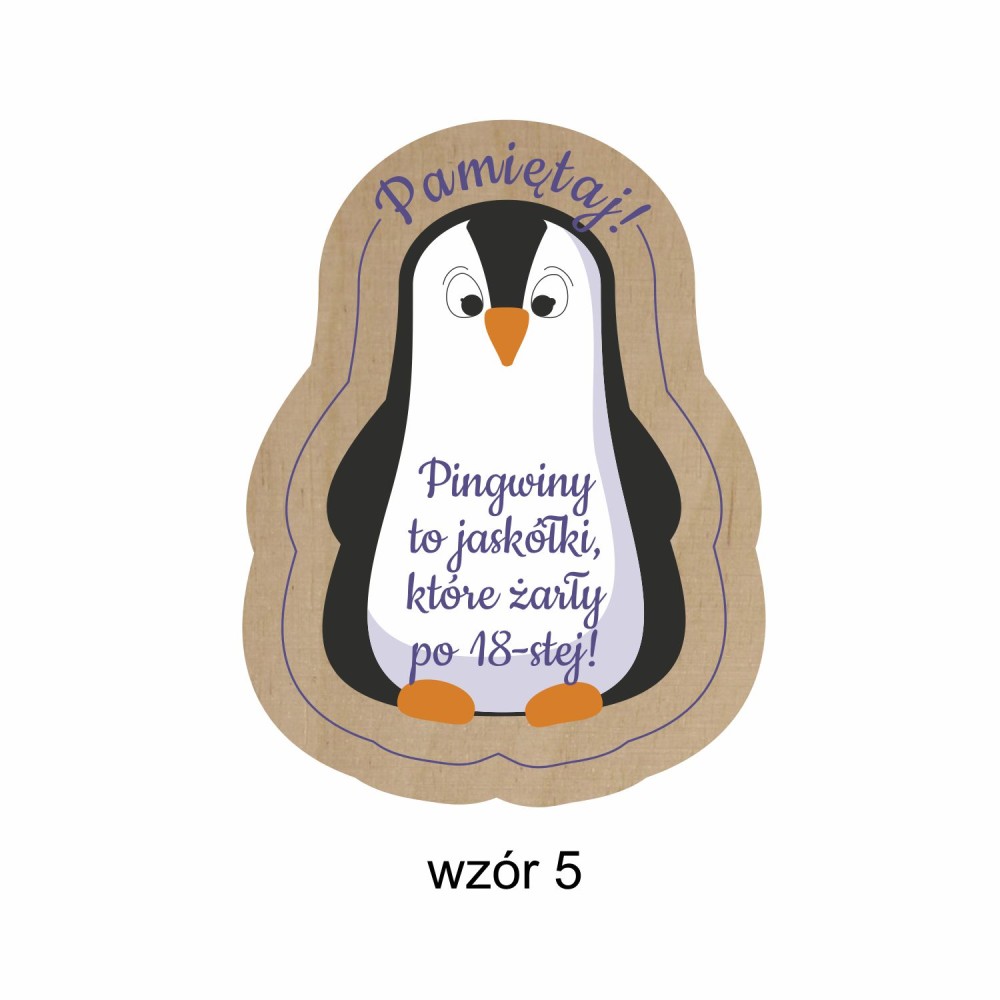 1822-126-485 Magnes na lodówkę, różne wzory - wzór 5