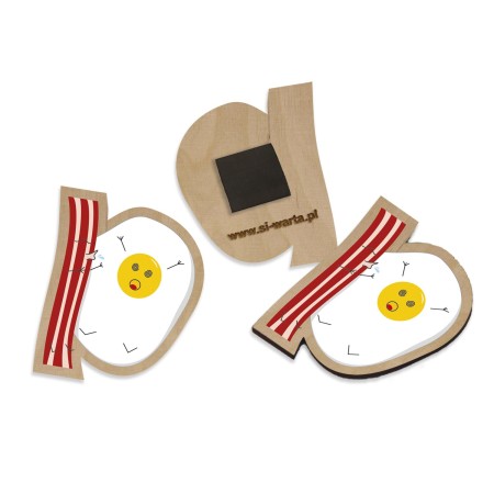 1822-126-485 Magnes na lodówkę, różne wzory - przykładowy magnes