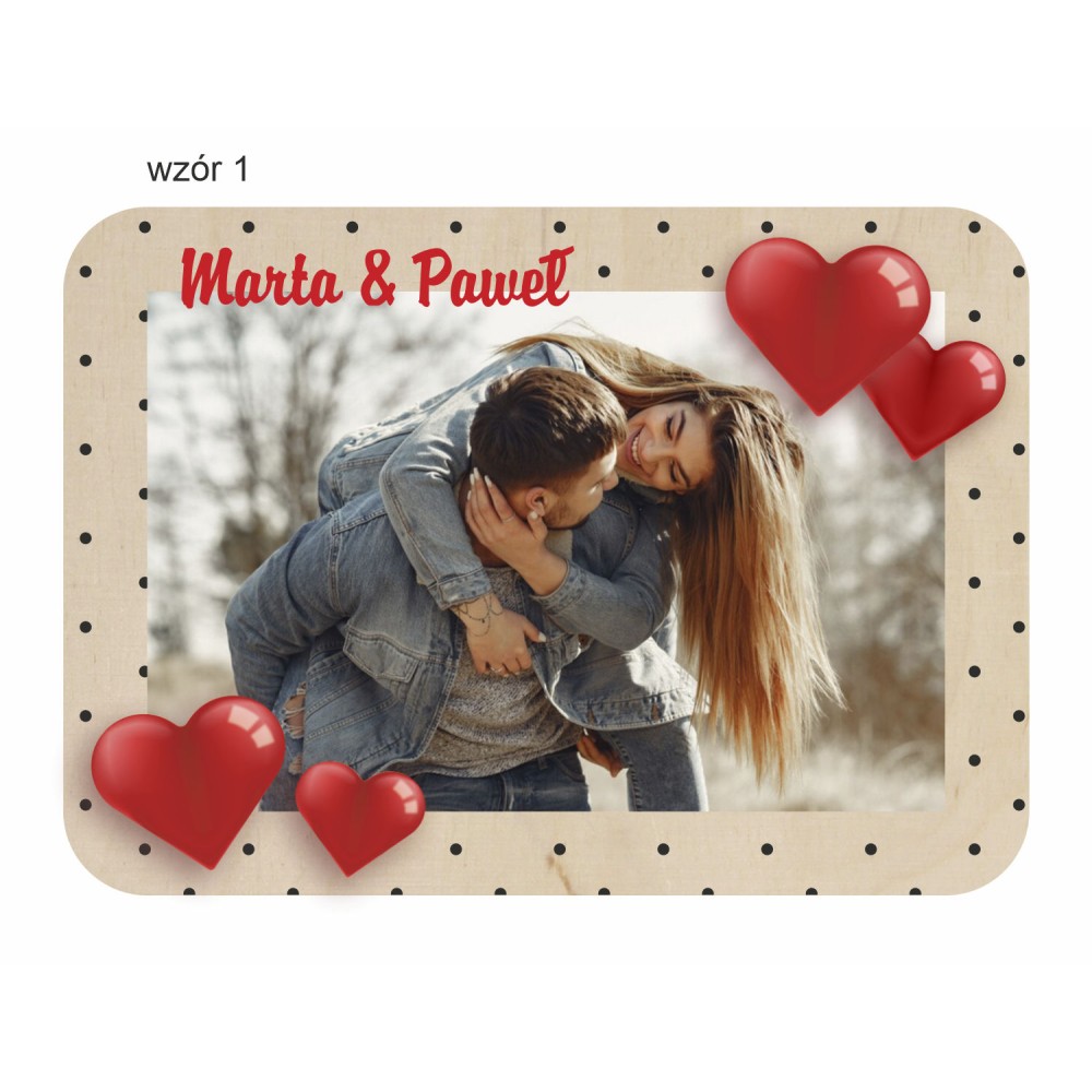 1822-126-466 Fotomagnes ozdobny na lodówkę - wzór 1