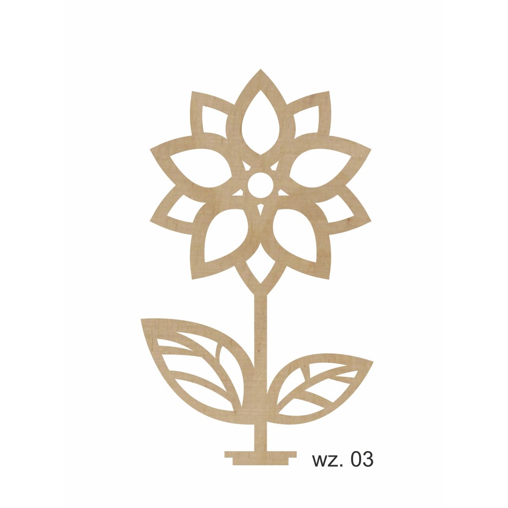 1822-126-400 Pudełko na cukierki, Upominek,  Kwiat box - wzór nr 3