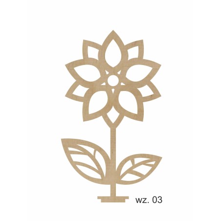 1822-126-400 Pudełko na cukierki, Upominek,  Kwiat box - wzór nr 3