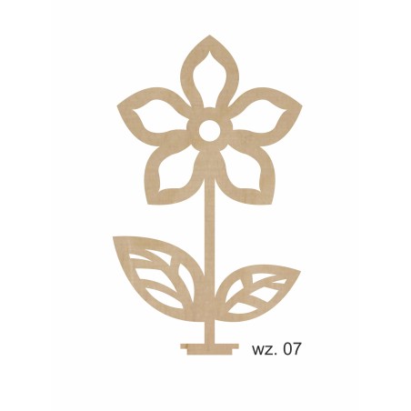 1822-126-400 Pudełko na cukierki, Upominek,  Kwiat box - wzór nr 7