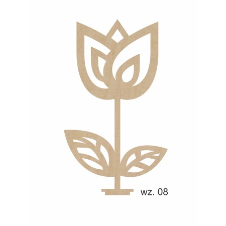 1822-126-400 Pudełko na cukierki, Upominek,  Kwiat box - wzór nr 8