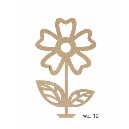 1822-126-400 Pudełko na cukierki, Upominek,  Kwiat box - wzór nr 12