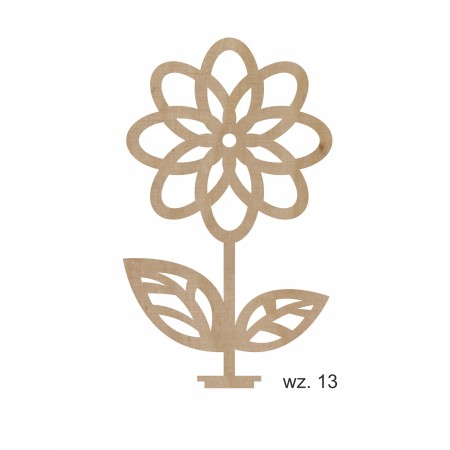 1822-126-400 Pudełko na cukierki, Upominek,  Kwiat box - wzór nr 13