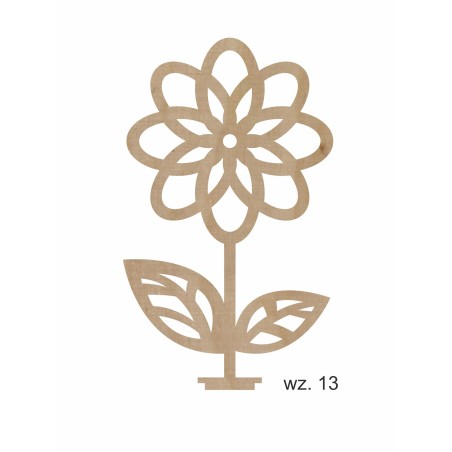 1822-126-400 Pudełko na cukierki, Upominek,  Kwiat box - wzór nr 13