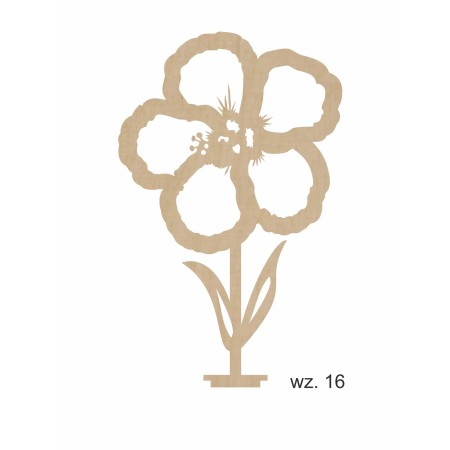 1822-126-400 Pudełko na cukierki, Upominek,  Kwiat box - wzór nr 16