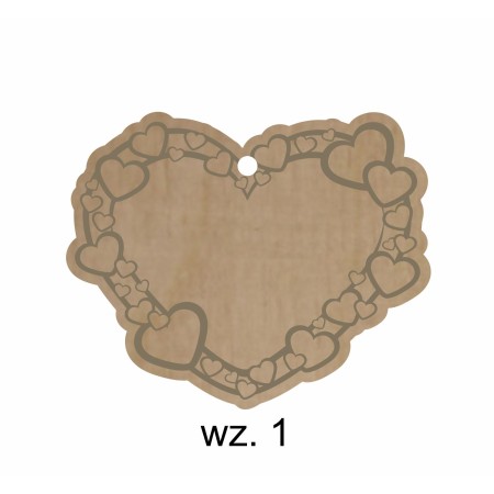 1822-126-441 Zawieszki serduszka - wzór 1