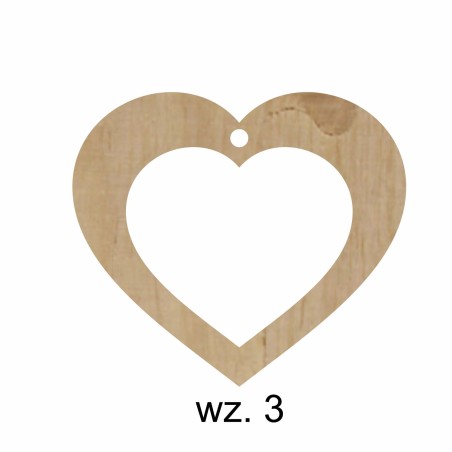 1822-126-441 Zawieszki serduszka - wzór 3